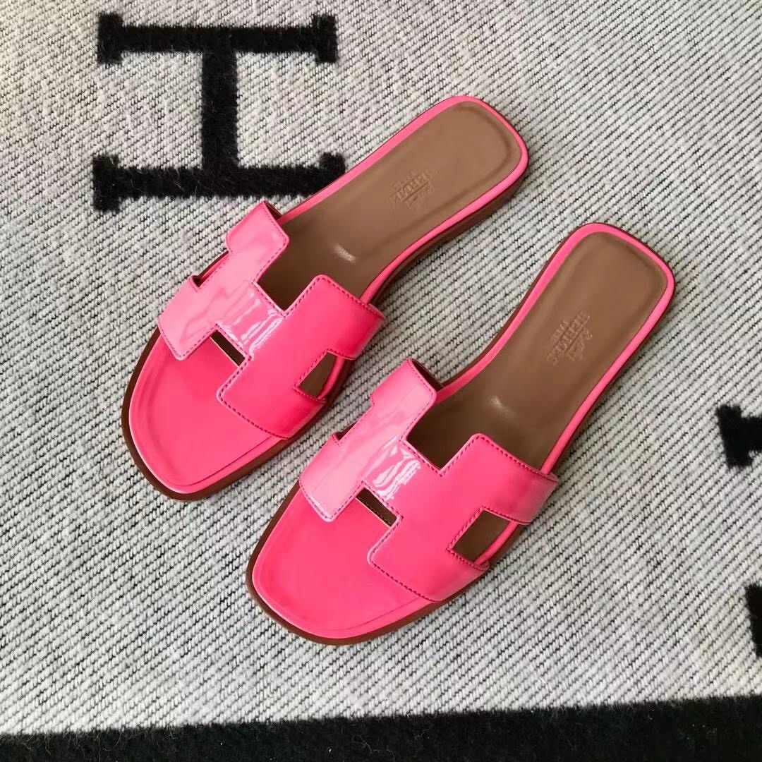 에르메스 올수공 오란 슬리퍼 샌들 페이던트 22